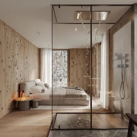 Luxury Shower, Mountain View Lenzerheide